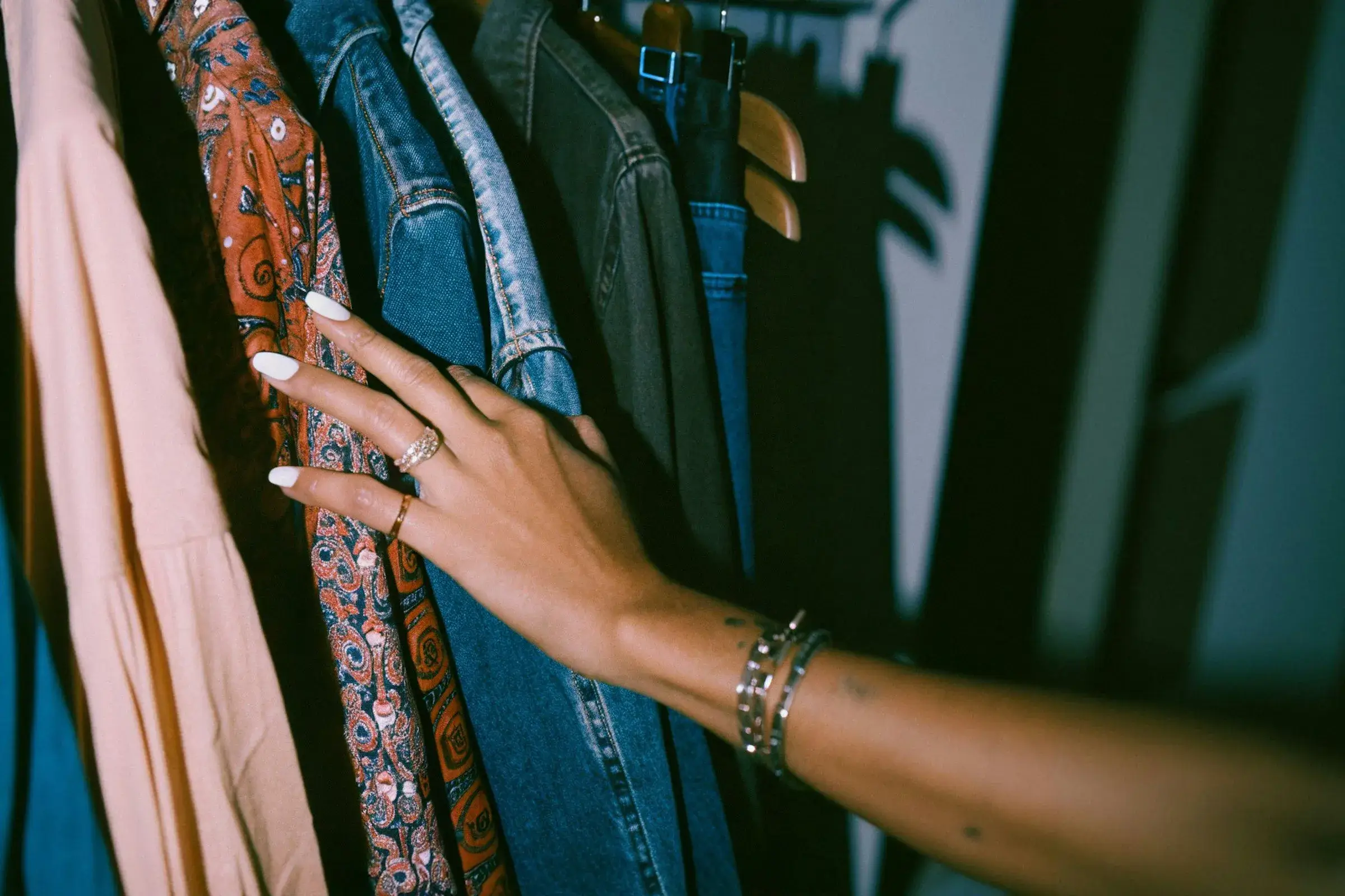 Handandclothingcloseup