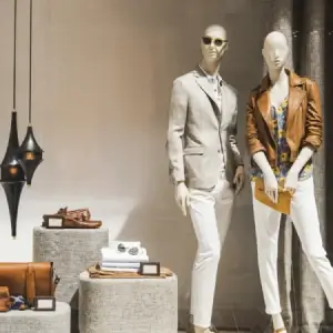 Customers walk through a fresh-smelling store.